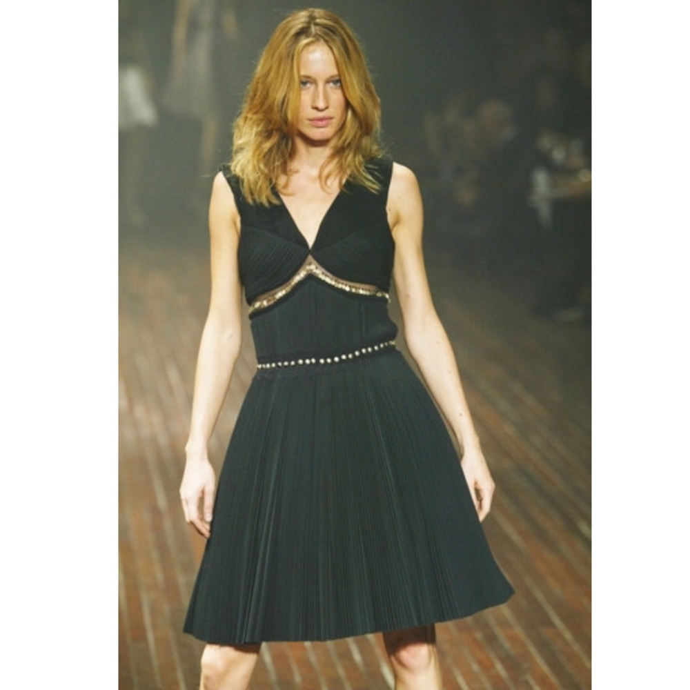 Vintage Lanvin ete 2005 collection runway dress